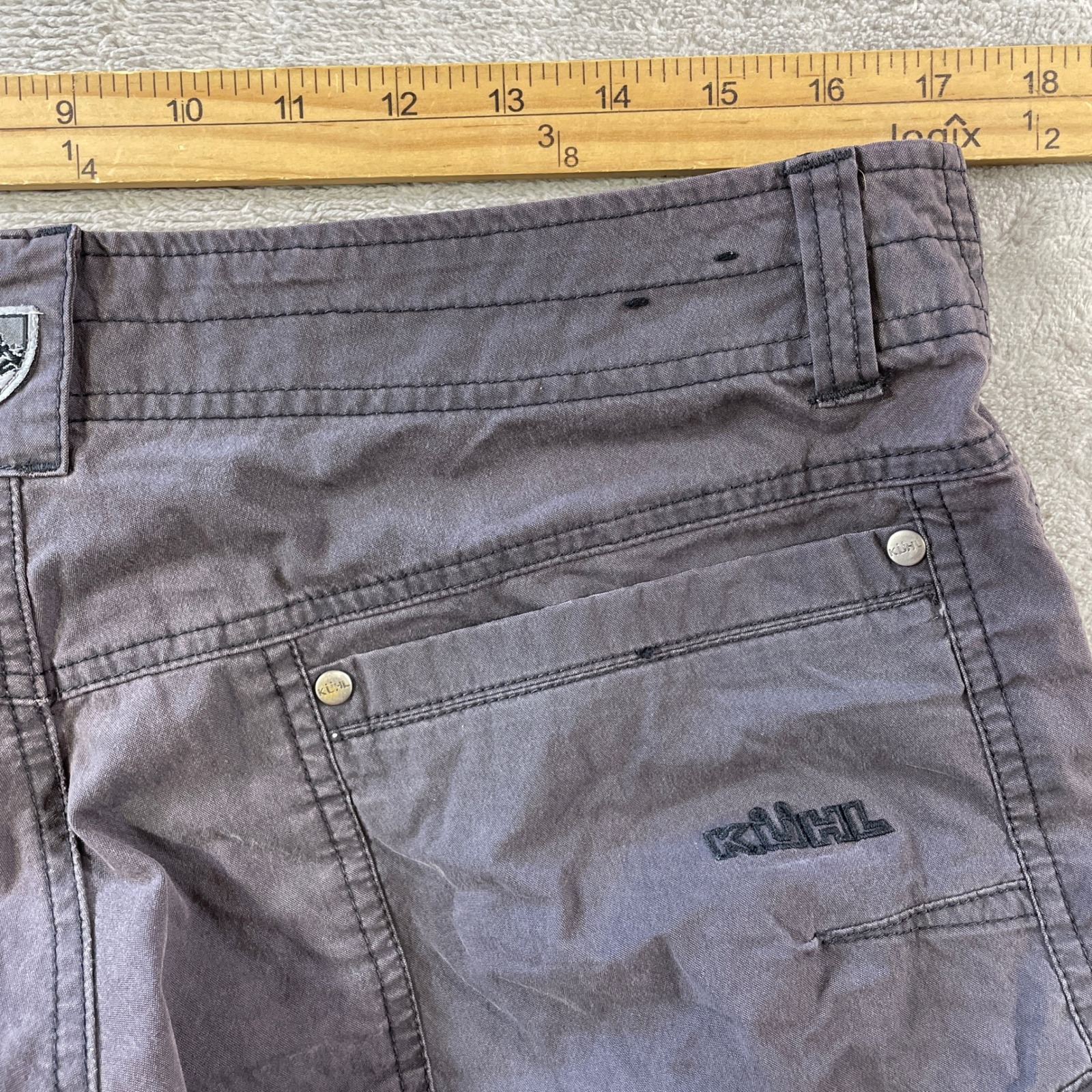 Kuhl Konfidant Air Pants Mens 34x30 Gray Vented Hiking Outdoor Utility Camping — image 3 of 8